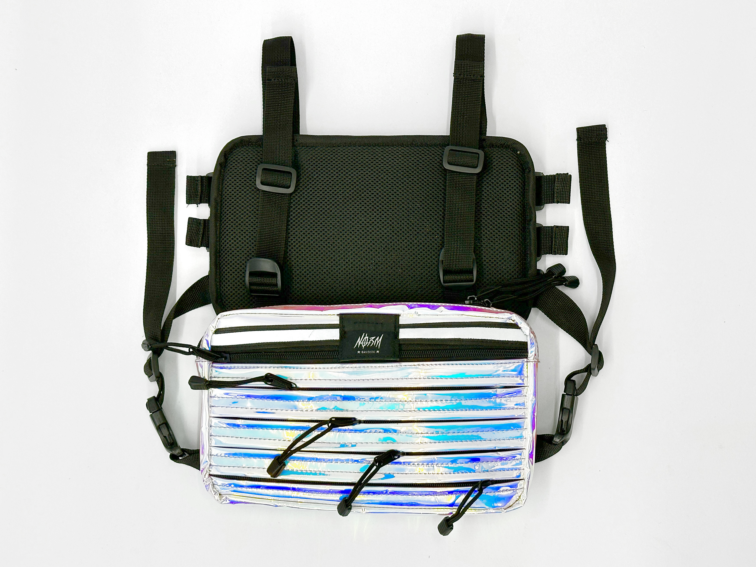 TTANK CHEST BAG - HOLOGRAM CHROME